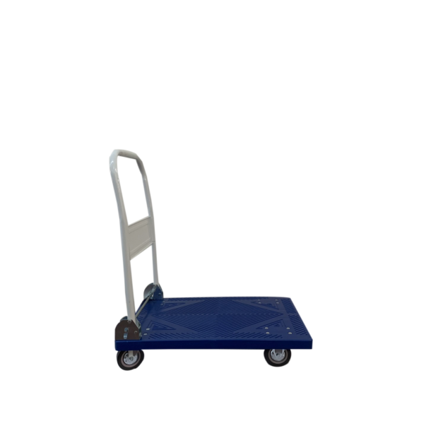 ST-150藍塑車_灰膠輪