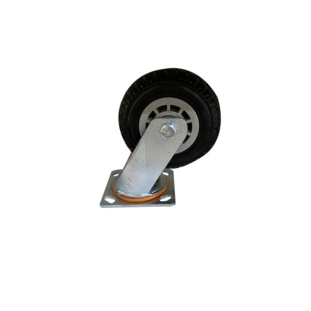 6活動靜音橡膠花紋輪