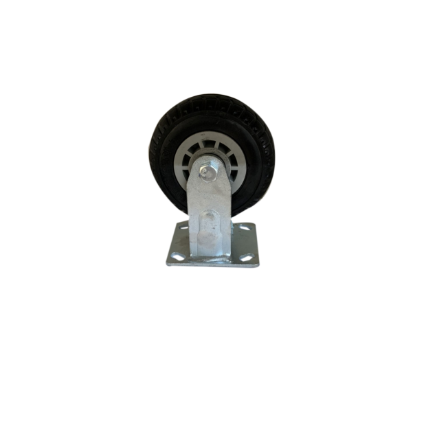 6固定靜音橡膠花紋輪