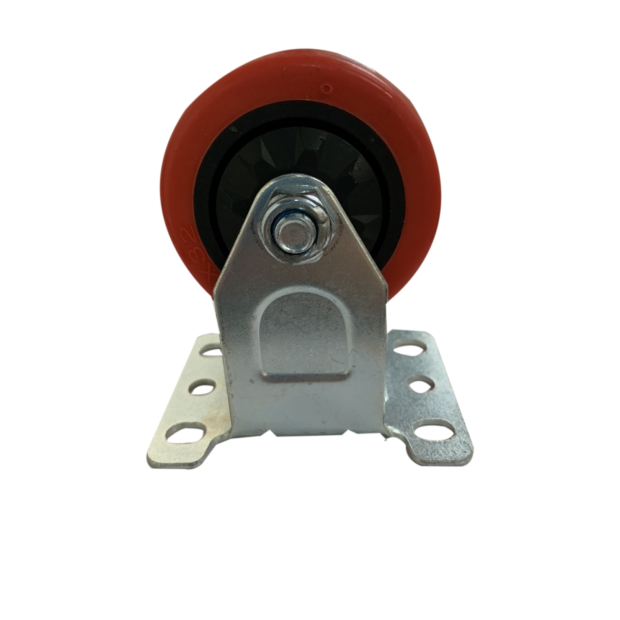 3PU固定紅色輕型輪_龜車用