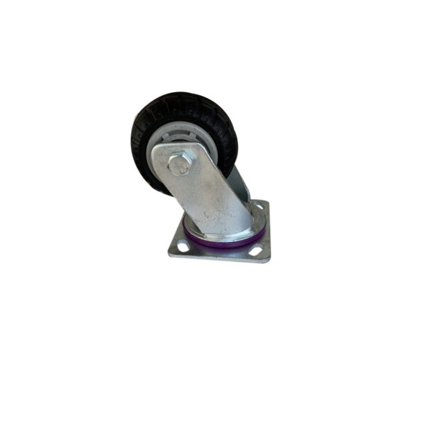 4活動靜音橡膠花紋輪