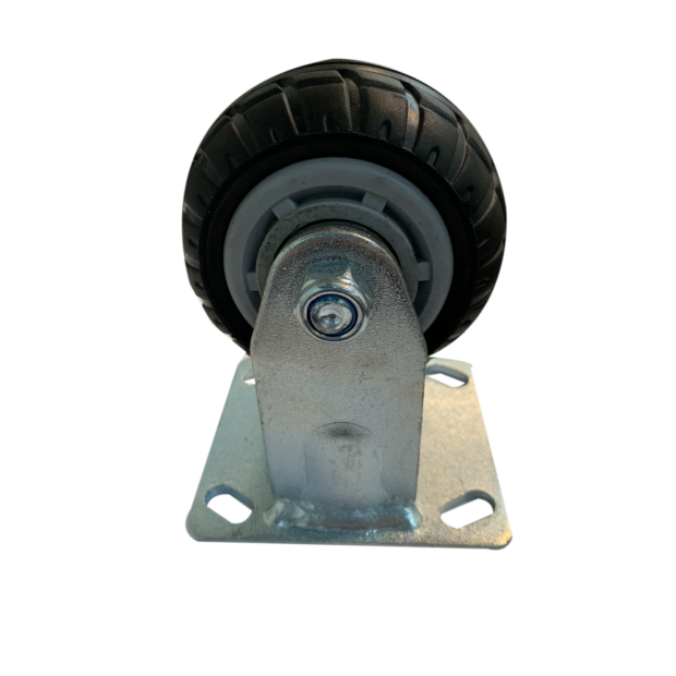 4固定靜音橡膠花紋輪